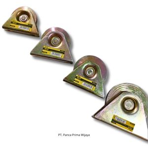 Roue de porte JASON V Groove de haute qualité 7cm | Rouleau d'angle en acier zingué pour rail de porte coulissante 351-221 Design moderne - Product Image 4