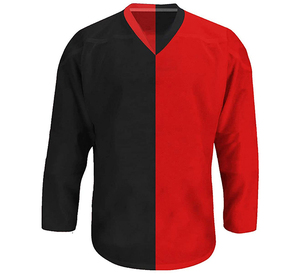 Camiseta de Hockey sobre Hielo Reversible Unisex con Capucha, Camiseta Deportiva Sublimada para Adultos con Nombre del Equipo Estampado OEM - Product Image 6