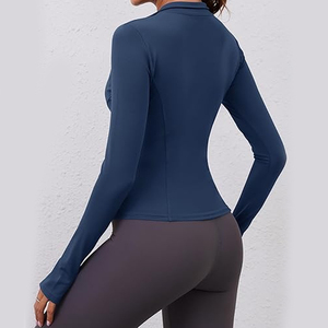 Logo personnalisé d'usine vestes pour femmes veste universitaire en plein air sports gym yoga coupe-vent vestes de yoga - Product Image 5