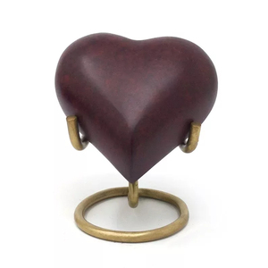 Quality Precisely Designed <b>Heart</b> Shaped Keepsake Cremation Urn Funeral Supplies Low Price Hot Seller - Product Image 4