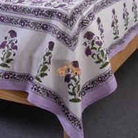 Nouvelle dernière arrivée de drap de lit en coton imprimé floral bloc de main meilleur pour la maison décorative meilleur pour l'été léger