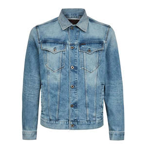 <b>Men's</b> Jackets <b>Men's</b> Standard Denim Jacket for Autumn/Winter Breathable Windproof Custom Color Casual Cotton Jacket OEM Service - Product Image 4