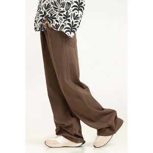 Pantalones Anchos de Cintura Alta para Mujer, Tela de Lona Transpirable y Teñida de Colores, WM-NDJ-SS25-007, Tallas XL y 3XL - Product Image 2