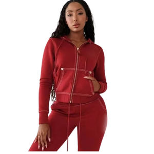 Sudadera con Capucha y Cremallera 2026, Nueva Moda, Calidad Premium, Felpa de Algodón, Cómoda, Informal, Estilo Urbano, Moderna - Product Image 1