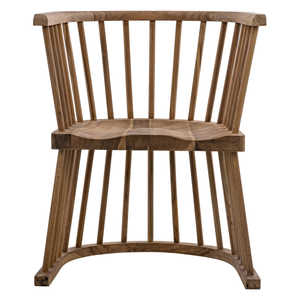 Silla de comedor de lujo moderna con respaldo curvo de madera maciza de diseño minimalista retro para uso doméstico y de restaurante de hotel - Product Image 5