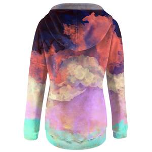 Conjunto de sudaderas con capucha de alta calidad para mujer, sudaderas con capucha bordadas personalizadas para mujer, Sudadera con capucha de talla estadounidense para mujer - Product Image 4