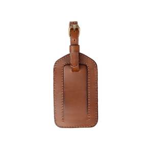 Genuine Leather Luggage Tags With Business Card ID <b>Suitcase</b> Travel <b>Accessories</b> LLT-0011 - Product Image 4