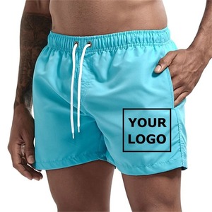 Bermuda sportif personnalisable pour homme taille basse anti-rides peigné écologique doublure en maille fermeture à cordon de serrage hanche - Product Image 3