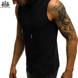 เสื้อฮู้ดแขนกุดสำหรับผู้ชายสำหรับฤดูหนาวแบบ OEM |   เสื้อกล้ามออกกำลังกายผ้าฝ้ายแท้ 100% |   ผู้ผลิตขายส่ง - Product Image 3