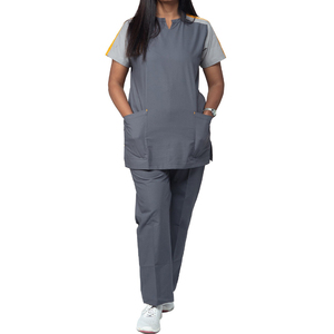 Logotipo personalizado Transpirable Enfermería Hospital Uniformes Enfermera Belleza Salón Dental Ropa DE TRABAJO Uniforme Médico Scrubs Set para Hombres Mujeres - Product Image 6