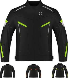 Veste de moto Cordura pour hommes de haute qualité gris noir Logo personnalisé respirant coupe-vent imperméable pour adultes vêtements de course automobile - Product Image 3