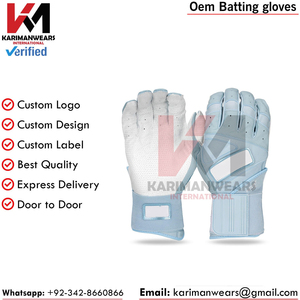 Gants de frappe de baseball OEM prêts à être expédiés, ajustement premium, faible MOQ, vente en gros, gants de frappe de sport OEM, design personnalisé, livraison rapide - Product Image 2