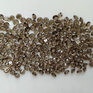 Cuarzo Ahumado Natural de 5MM, Corte Brillante Redondo, Gema Suelta de la Mejor Calidad para la Fabricación de Joyas - Product Image 5