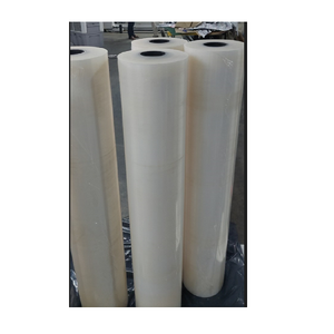 Rouleau de film protecteur transparent PEBDL en plastique PE biodégradable personnalisable du fabricant emballage en vrac sac à fermeture éclair à texture souple - Product Image 1