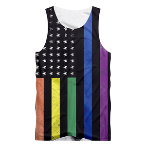 ผู้ชายเสื้อกล้ามBreathableสไตล์ชายหาดเสื้อกั๊ก 3Dระเหิดแขนกุดผ้าฝ้ายTเสื้อพิมพ์เสื้อกล้ามเสื้อผ้าผู้ชาย - Product Image 1