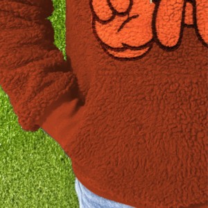 Sweat à capuche en molleton Sherpa imprimé numérique pour l'hiver au Pakistan, 100% coton mélangé, pull à capuche pour homme - Product Image 6