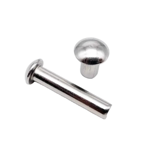Remache Sólido de Cabeza Redonda de Acero Inoxidable Tubular 304 316 GB867 Grado 88 Diámetro 2-8mm - Product Image 1