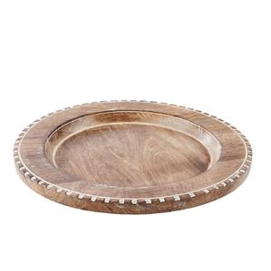 Nuevas placas de cargador de madera duraderas, platos ligeros de madera para aperitivos, placas de madera de diseñador - Product Image 3