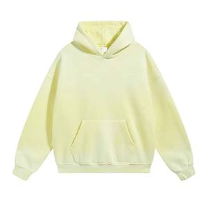 Jersey de peso pesado de alta calidad, lavado ácido, angustia, logotipo propio personalizado, Sudadera con capucha de felpa francesa de gran tamaño para hombres - Product Image 4