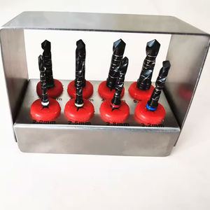 Kit de Fresas Dentales de Titanio Azul, 8 Piezas, Porta Fresas Quirúrgicas para Implantes, Kit de Fresas de Trepanación con Certificación CE de SurgiRight Instrument - Product Image 5