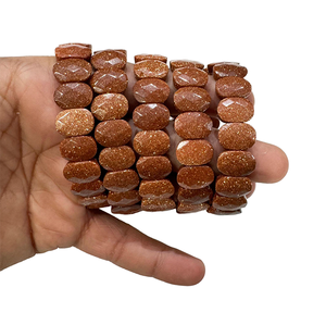 Pulsera de Chips de pirita de piedras preciosas Pulseras ajustables al por mayor Bandas de mano de cristal natural Comprar en línea de Amayra Crystals Exports - Product Image 4