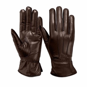 Gants de mode en cuir pur nouveauté taille personnalisée ou impression de logo couleur disponible gants de mode en cuir pour hommes - Product Image 2