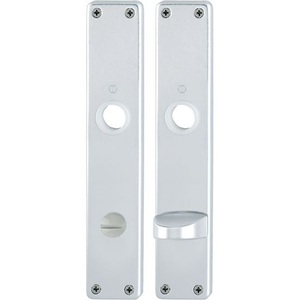 202SP F1/Ol 78mm HOPPE Paire de boucliers longs couleur naturelle pour ensembles de cheminées et accessoires - Product Image 1