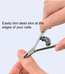 Factory Sale Stainless Steel Tools Manicure Tools Silver Convenient Nail Cuticle Clipper Nail Cutter - Product Image 3