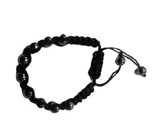 <b>Crystal</b> <b>bracelet</b> Hematite Thread Round Beads <b>Bracelet</b> 8mm Stone Gemstone Fashion Men and <b>Women</b> Gift Energy - Product Image 4
