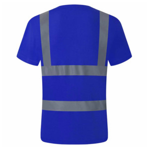 High Visibility Reflective Safety T-<b>Shirt</b> Men Customized Printing Logo Male Fabric Running Tape Safety T-<b>shirt</b> for men - Product Image 2