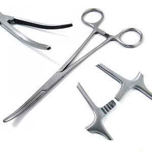 Pinzas Hemostáticas Quirúrgicas de Acero Inoxidable con Bloqueo para Procedimientos Médicos, Dentales y Veterinarios y Uso Clínico - Product Image 3