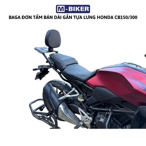 Portaequipajes Trasero con Respaldo y Bolsa Trasera para Motocicletas Honda CB150/CB300 - Product Image 5