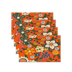 Napperon en pur coton brodé personnalisé résistant à la chaleur lavable et facile à entretenir pour votre maison - Product Image 3