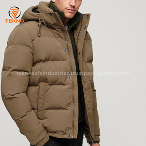 แจ็กเก็ตขนเป็ดเสื้อโค้ทขนเป็ดใส่สบายสำหรับผู้ชายแจ็กเก็ตปักเป้าแบบกำหนดเอง - Product Image 6