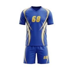 Conjunto de Uniforme de Fútbol Personalizado Color Marrón con Estampado de Llama Dorada y Humo, Uniforme de Fútbol Sublimado, Kit de Entrenamiento para Equipo, Ropa Deportiva para Hombre - Product Image 4