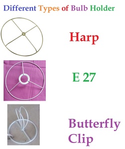 Ensemble d'anneaux d'abat-jour de haute qualité E 27 Spider pour la fabrication d'abat-jour de tambour en tissu de lin pour hôtels et salon - Product Image 6