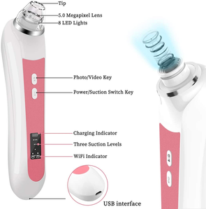 H200 ménage équipement de beauté aspirateur visage nettoyant points noirs élimination de l'acné machine dispositif vide visuel élimination des points noirs - Product Image 5