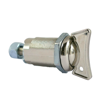 Serrure à came sans clé pour machines à sous et équipements de jeux d'arcade, cylindre ABA, serrure cylindrique en alliage de zinc chromé TW, 1000 pièces
