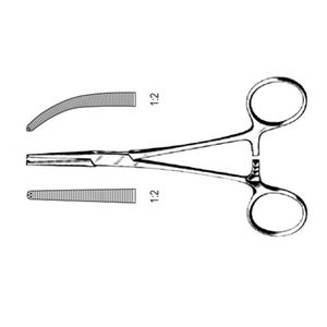 Pinzas Quirúrgicas Manuales de Acero Inoxidable Kocher Rectas de 14 CM, Pinzas Arteriales de Clase II, Certificación CE Individual, Aprobadas por ISO - Product Image 4