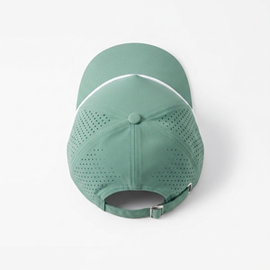 Gorra Trucker Bordada Verde Menta con Malla Ajustable Unisex Casual de 6 Paneles al por Mayor con Logotipo Personalizado de Alta Calidad OEM ODM Bajo MOQ - Product Image 5