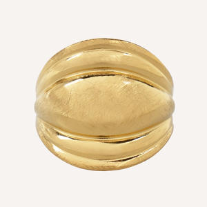 Bague minimaliste pour femme YXQ R171 en acier inoxydable plaqué or, taille ajustable, adaptée à toutes les occasions, expédition depuis l'UE 48H - Product Image 1