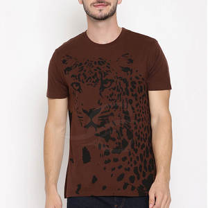 Camiseta personalizable ligera para hombre, tejido duradero de poliéster/algodón, 220 gramos, Color sólido, sublimación de gran tamaño, logotipo personalizado - Product Image 1