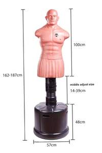 หุ่นยางแบบเติมน้ำสำหรับฝึกมวยหุ่นมนุษย์ตั้งได้ปรับความสูงได้สำหรับฝึกมวย - Product Image 2