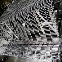 Yuchen hittebestendige stalen transportbandgaas, populaire food grade oven transportbanden, duurzame voedseltransportband