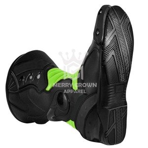 Bottes de moto imperméables Bottes de course Chaussures de moto respirantes en cuir d'équitation Moto et course automobile Moto personnalisée - Product Image 4
