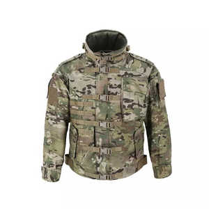 Manteau coupe-vent d'hiver pour hommes avec fermeture à glissière sur le devant Camouflage uniforme pour la randonnée et la chasse - Product Image 1