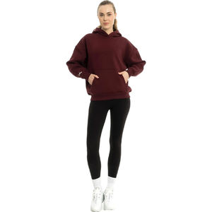 เสื้อสเวตเตอร์ครอปมีฮู้ดผ้าโพลีเอสเตอร์100% สำหรับฤดูหนาวปักโลโก้แนวแฟชั่นที่ยั่งยืน - Product Image 4