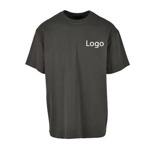 T-shirt professionnel surdimensionné en coton lourd avec logo personnalisé, idéal pour le style streetwear décontracté - Product Image 4