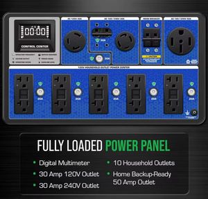 Generador Portátil de Respaldo para el Hogar XP15000HXT de 15000 Vatios, Trifásico, con Alerta de CO y 3 Años de Garantía, Recién Fabricado en Fábrica - Product Image 3