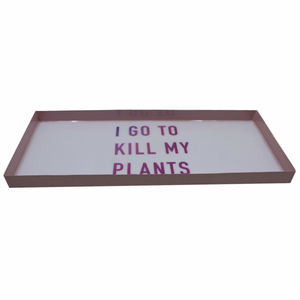 ถาดเหล็กเซิร์ฟเวอร์สำหรับตกแต่งใหม่ถาดสีทองสำหรับเสิร์ฟอาหารในร้านอาหารถาดสำหรับตกแต่งบนโต๊ะทำด้วยมือจำนวนมาก - Product Image 2